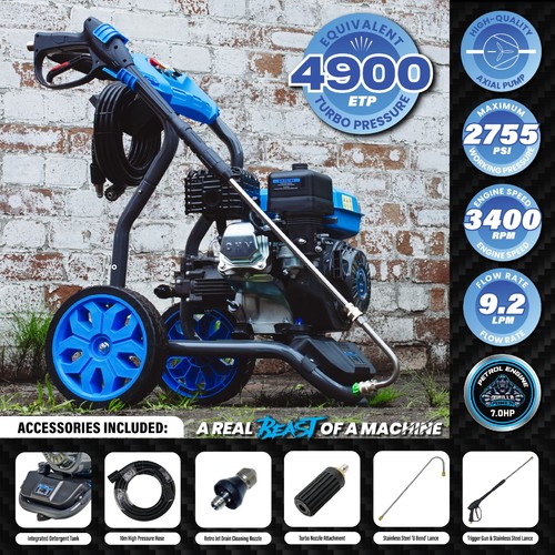 Petrol pressure washer gorilla - petrol,