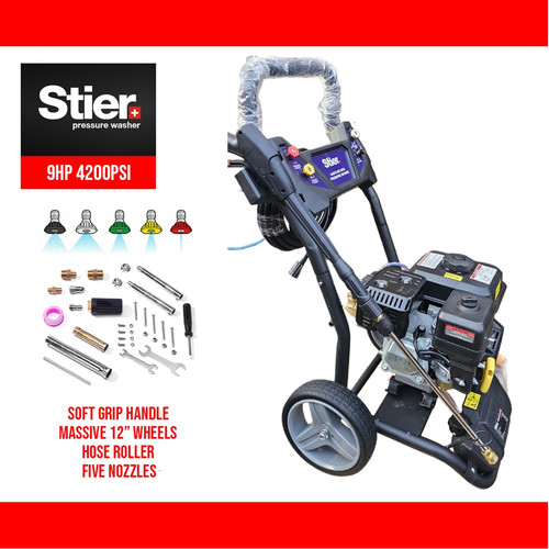 Stier 4200psi 9hp petrol - stier,