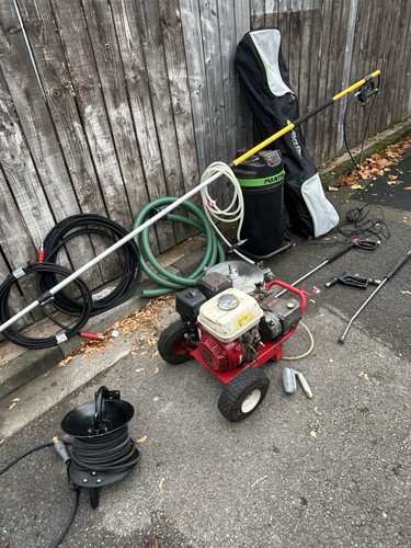 Gutter wheel mounted petrol - gutter, wheel-mounted